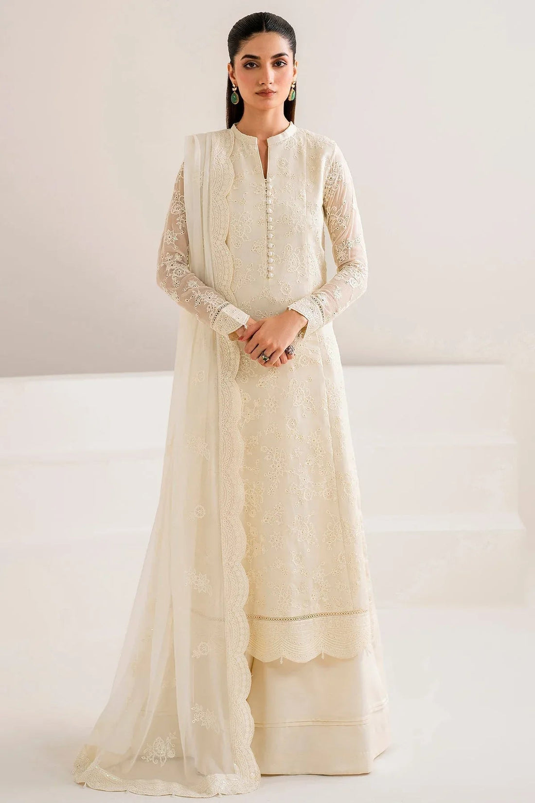 Farasha | Lumiere Formals | DOVE - Aqsa Fabrics