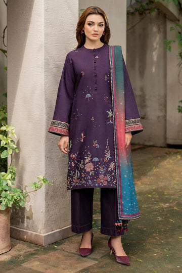 Jazmin | Winter Edition 24 | KHADDAR UW-0050 - Aqsa Fabrics