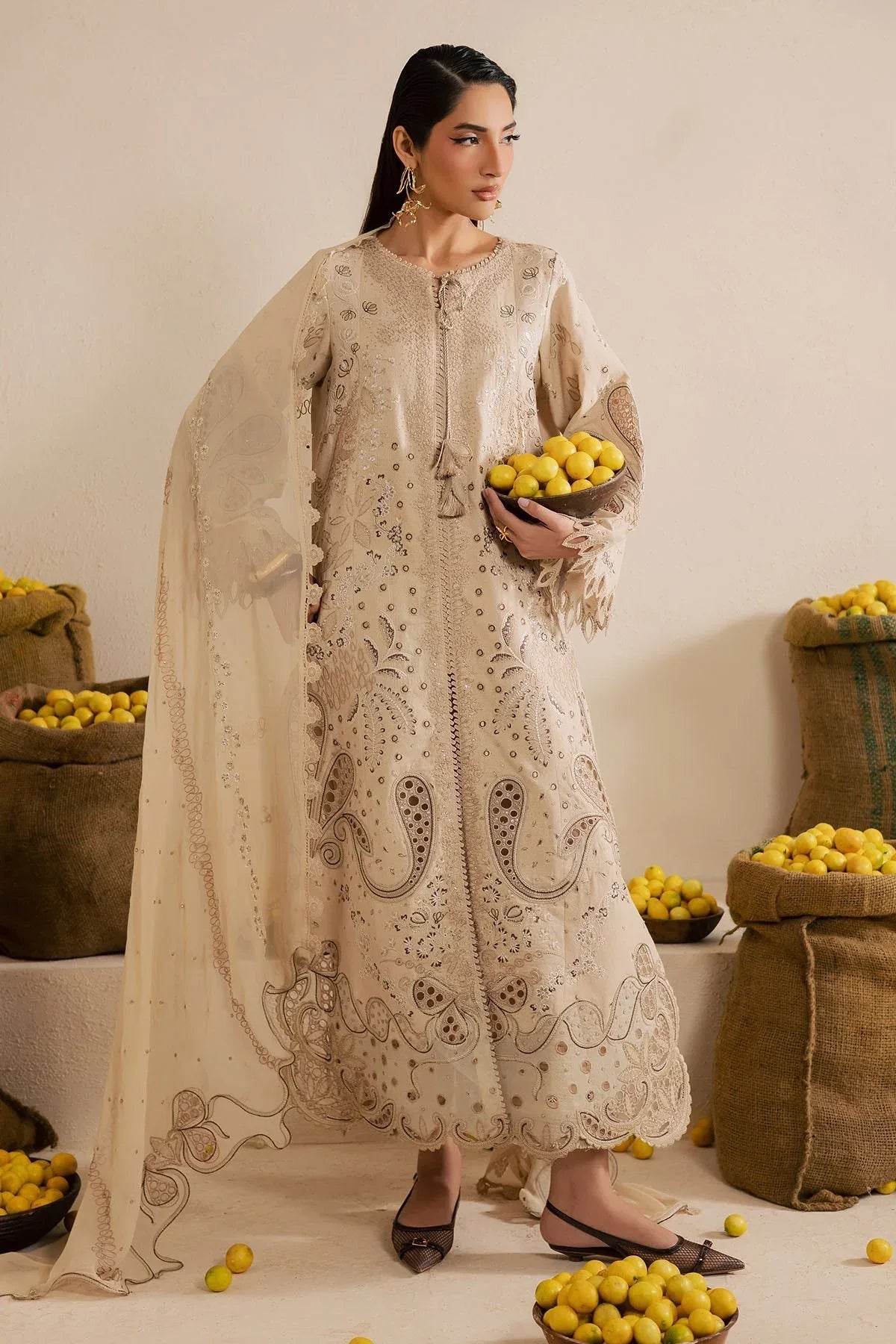 Nureh | Karandi Collection | NE-218 - Aqsa Fabrics
