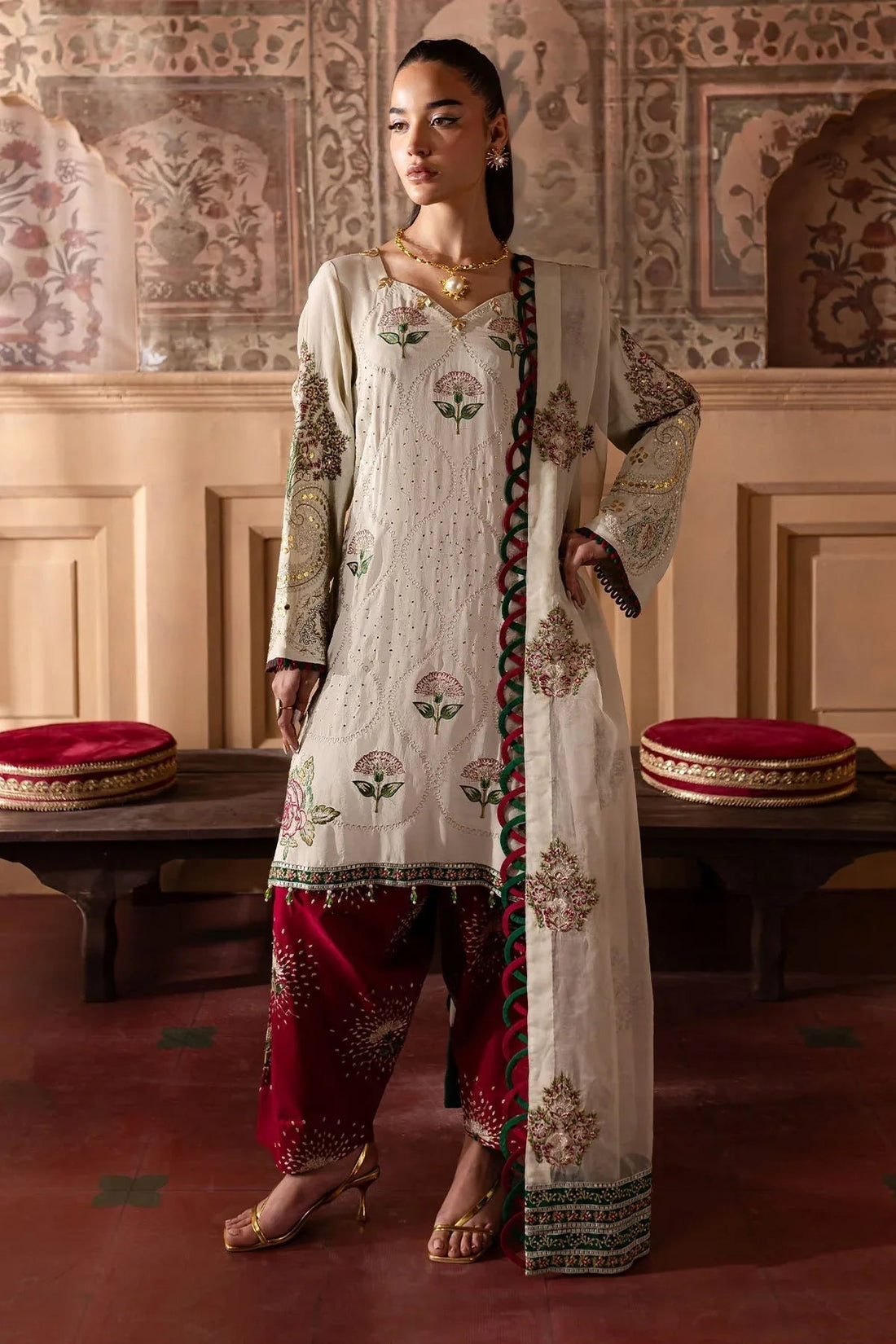 Nureh | Nur Mahal Formals | NE-139 - Aqsa Fabrics
