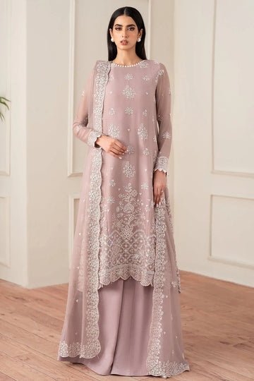 Farasha | Essence Formals 25 | Powder Bloom - Aqsa Fabrics