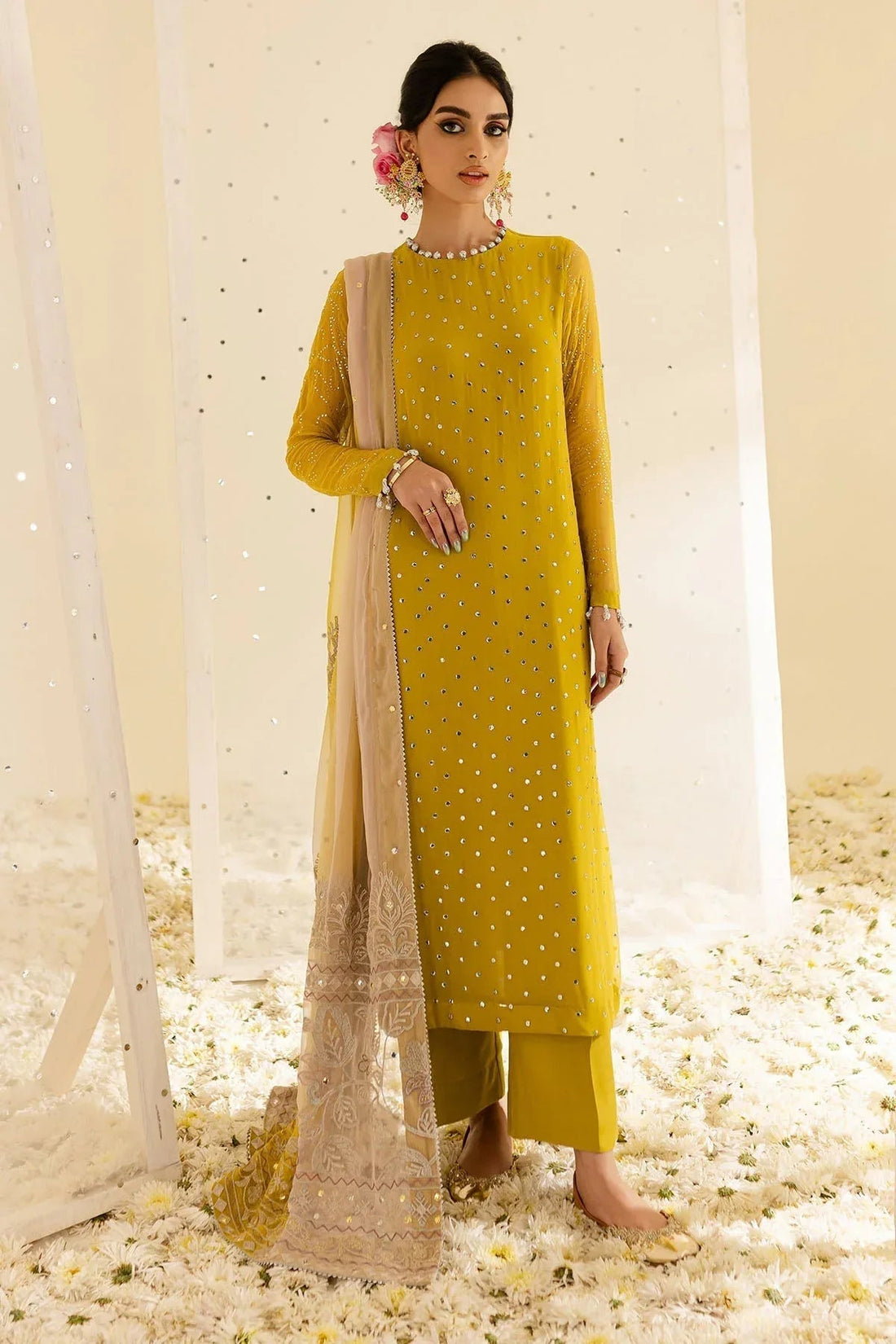 Nureh | Mukeshkari Formals | MK-08 - Aqsa Fabrics