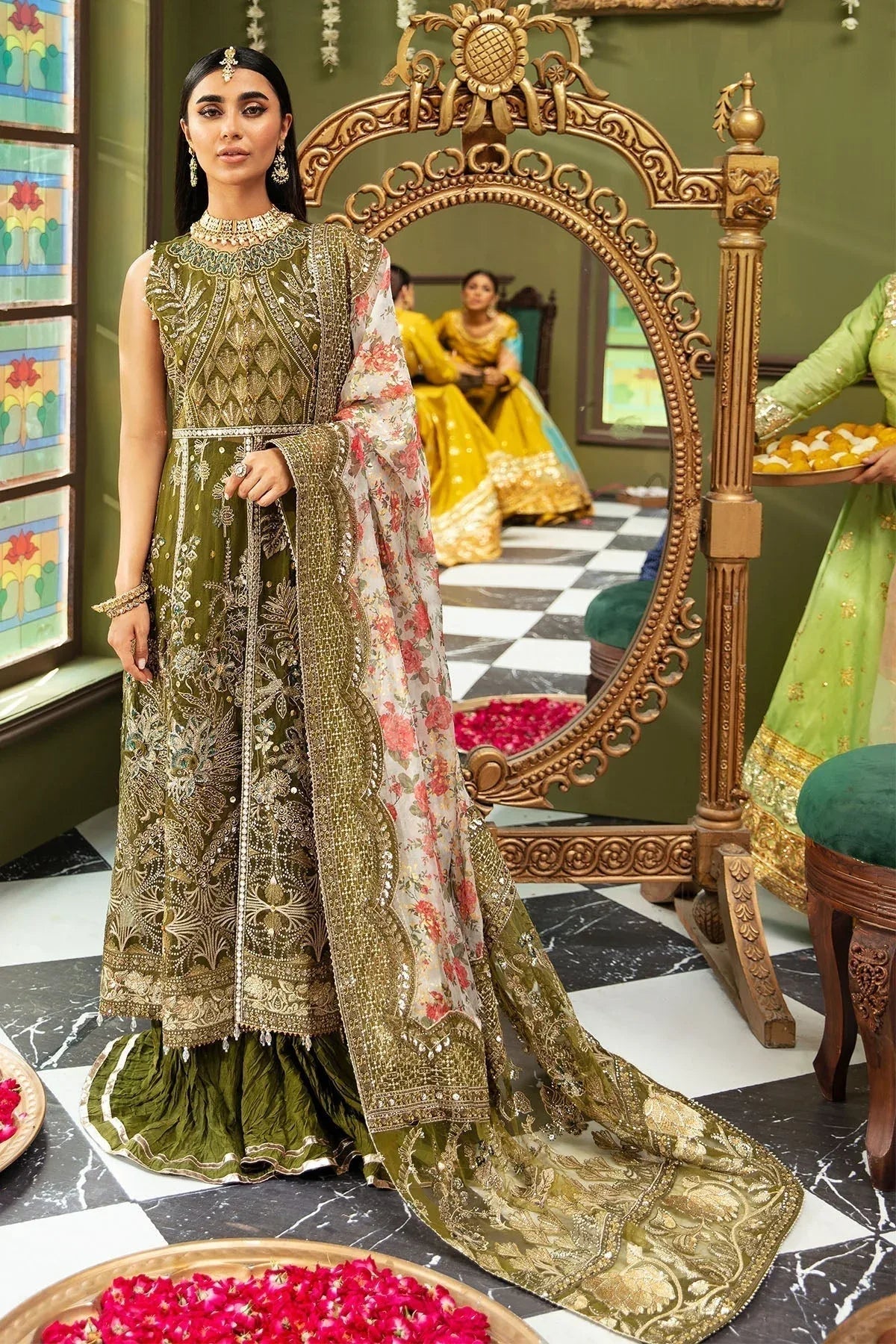 Nureh | Jhoomro Wedding Formals | NL-50 - NURA - Aqsa Fabrics