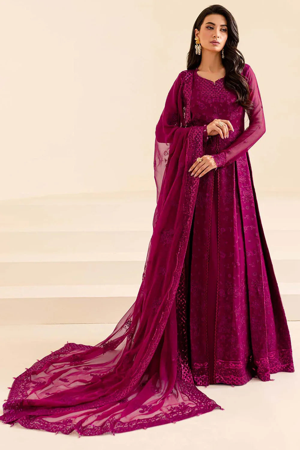 Farasha | Lumiere Formals | Mystic Mauve - Aqsa Fabrics
