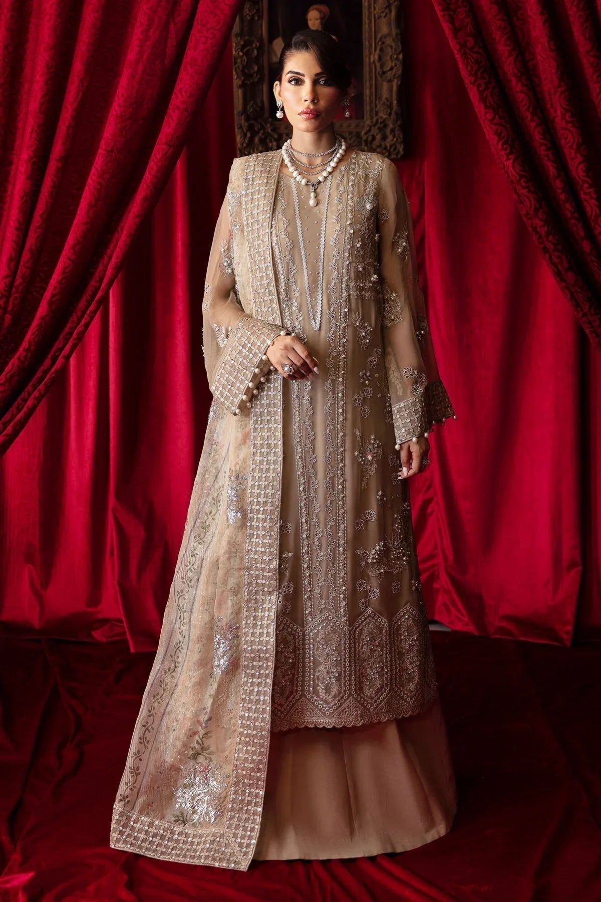 Nureh | Elanora Formal 24 | NEL-48-Cherine - Aqsa Fabrics