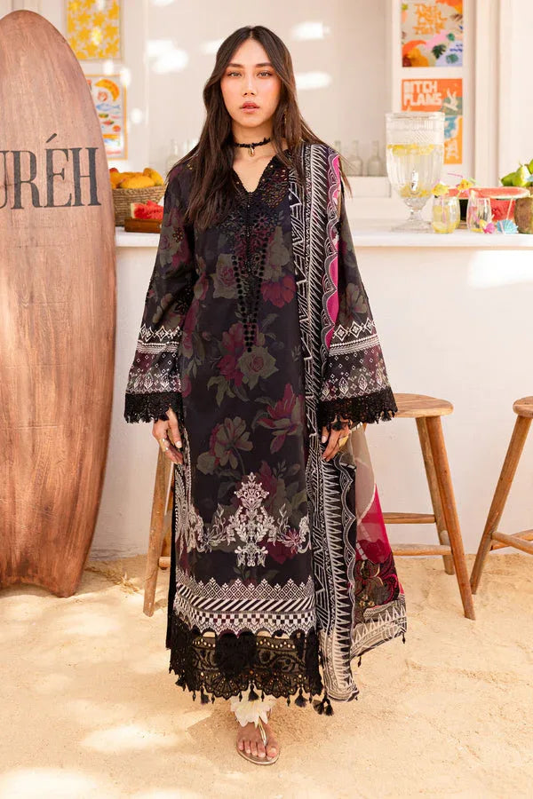 Nureh | Gardenia Lawn 24 | NS-133 A - Aqsa Fabrics