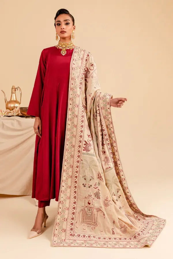 Nureh | Shades of Winter | NSS-15 - Aqsa Fabrics