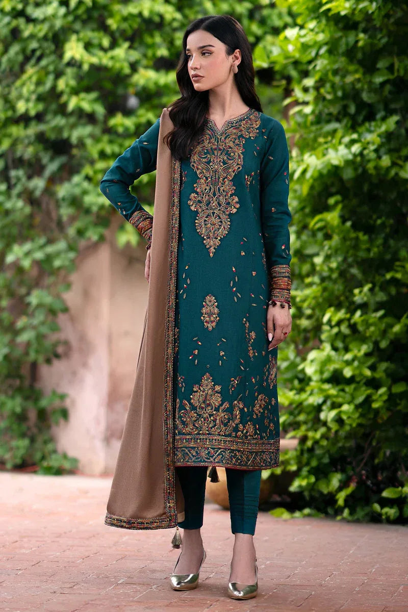 Jazmin | Winter Edition 24 | KHADDAR UW-0060 - Aqsa Fabrics