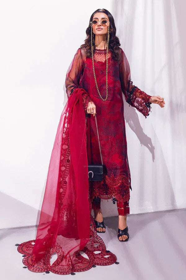Nureh | Ballerina Formals | Tuberose - Aqsa Fabrics