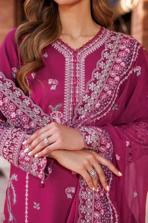 Farasha | Kaavish Lawn 24 | ROSY SOMBER - Aqsa Fabrics