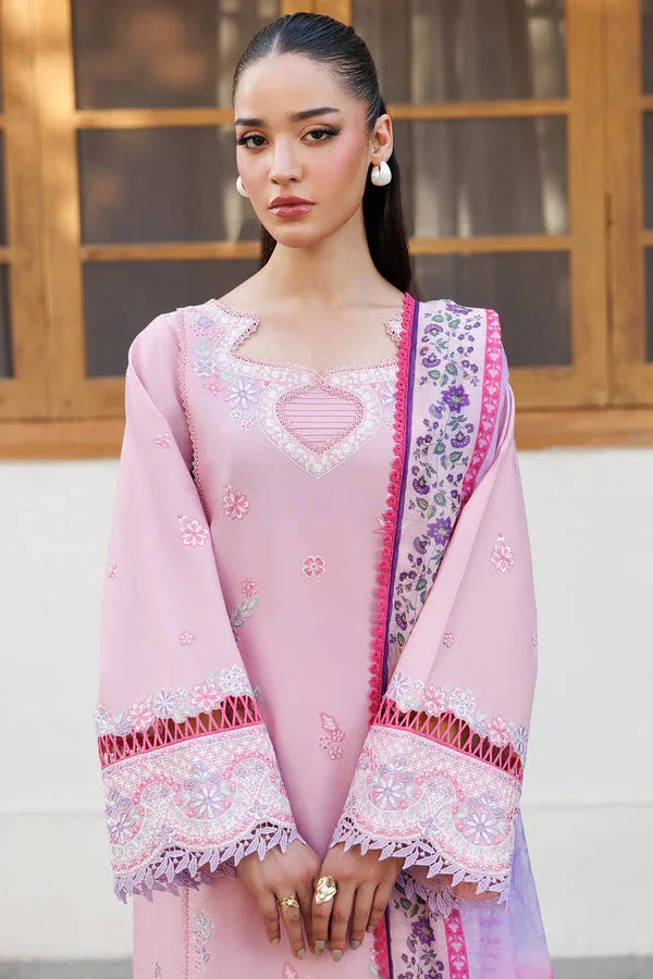 Farasha | Summer Weaves Embroidered Lawn | Petal Bloom - Aqsa Fabrics