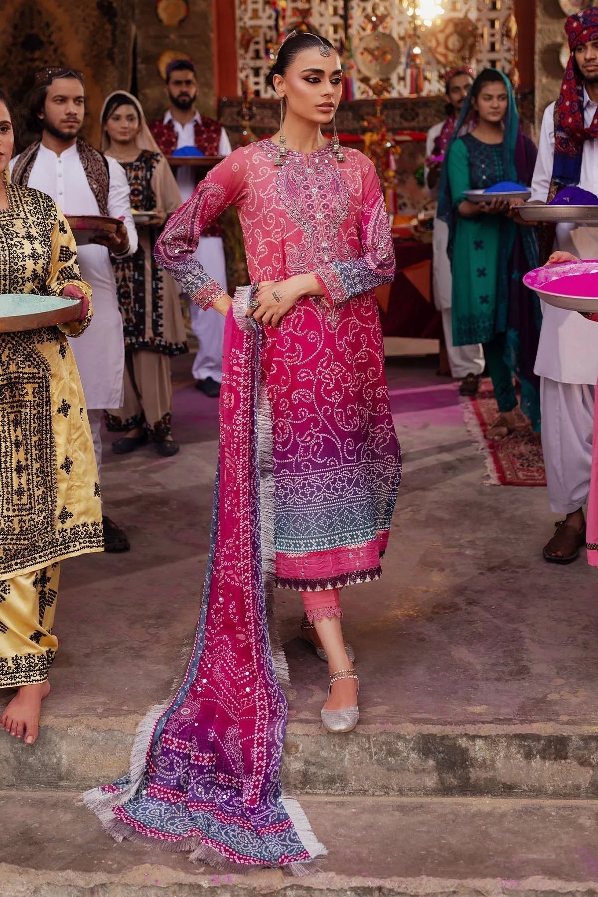 Nureh | Bazaar Lawn | NS-131 - Aqsa Fabrics