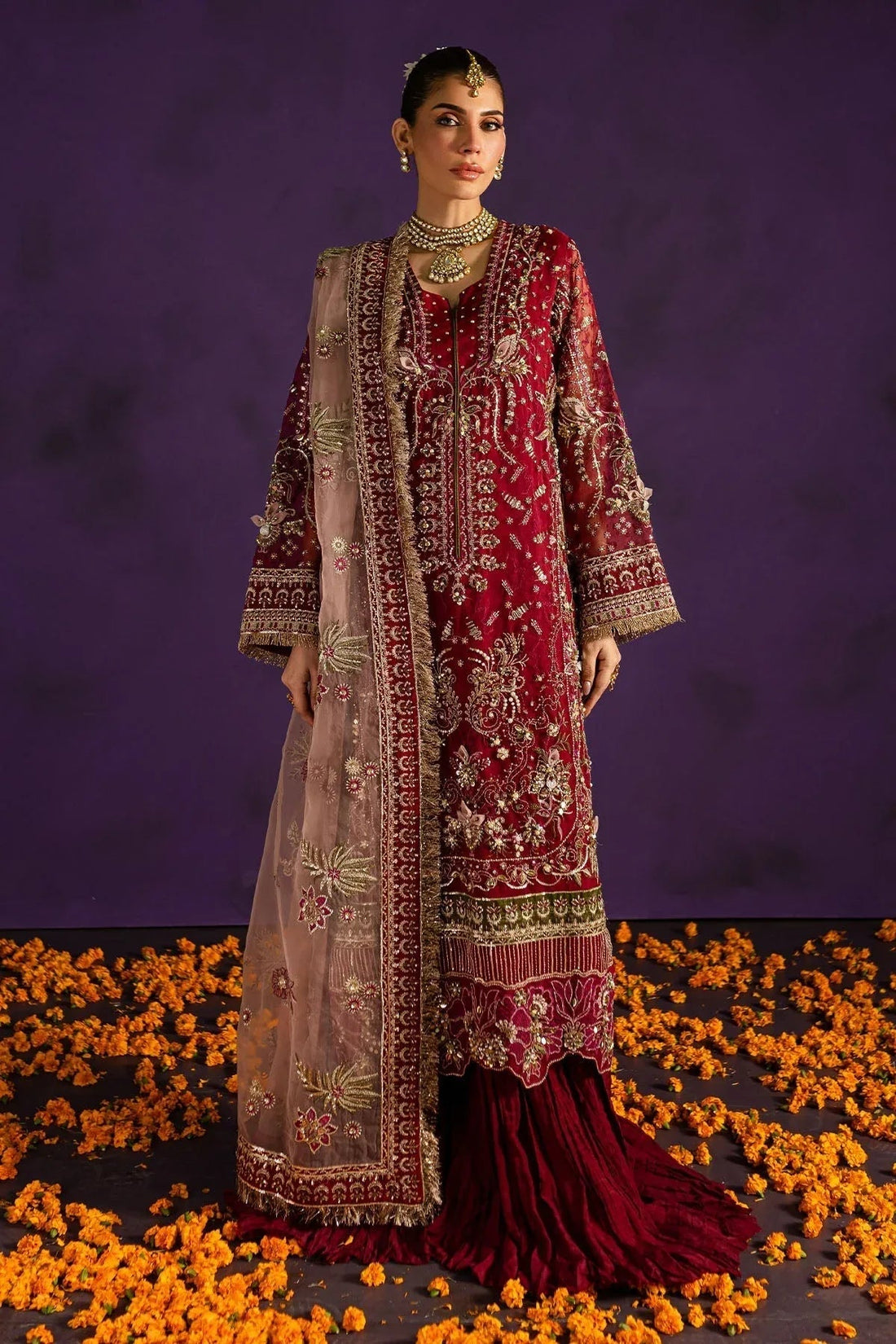 Nureh | Wedding Formals 24 | FP-142 - Aqsa Fabrics