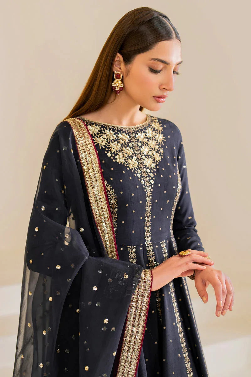 Jazmin | Formals Collection | Raw Silk UR-7019 - Aqsa Fabrics