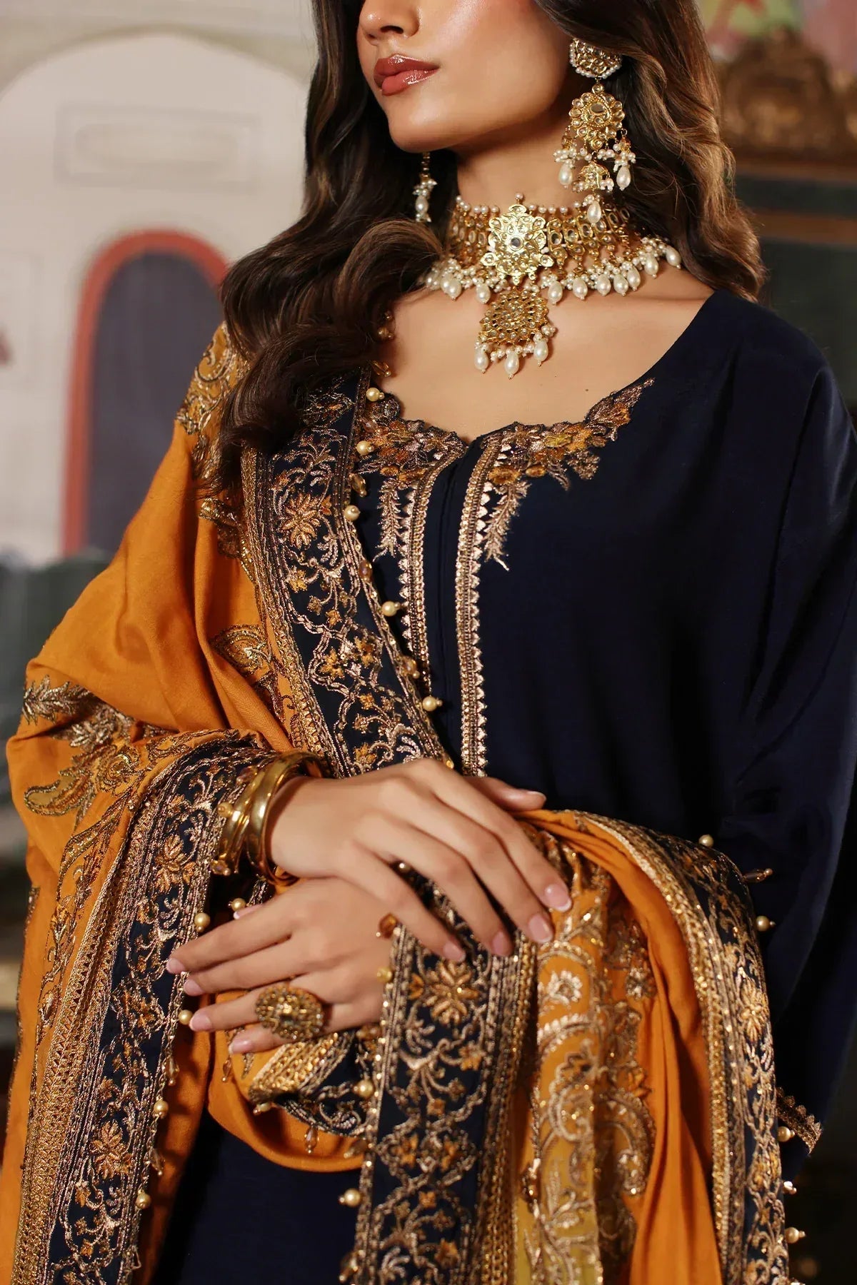 Mina Kashif | Meeral Formals 23 | MKF23-17 - Aqsa Fabrics