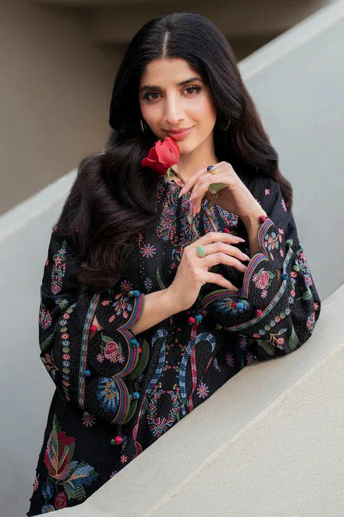 Jazmin | Shahkaar Luxury Lawn 25 | SL25-D10 - Aqsa Fabrics
