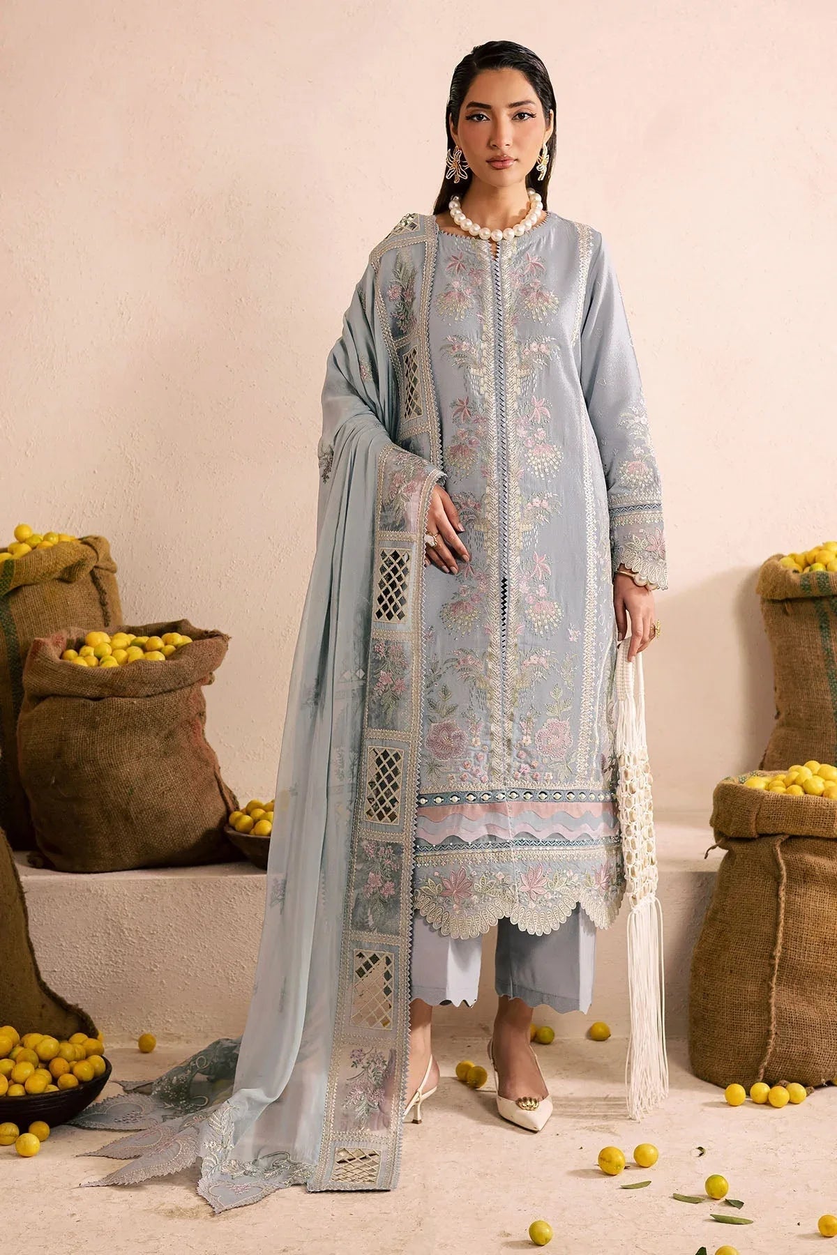 Nureh | Karandi Collection |NE-217 - Aqsa Fabrics