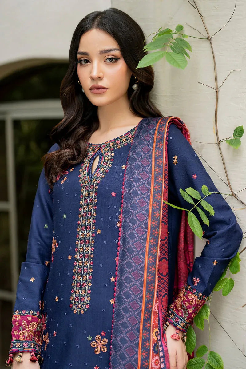 Jazmin | Winter Edition 24 | KHADDAR UW-0051 - Aqsa Fabrics