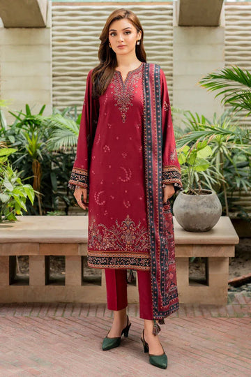 Jazmin | Winter Edition 24 | VISCOSE UW-0048 - Aqsa Fabrics