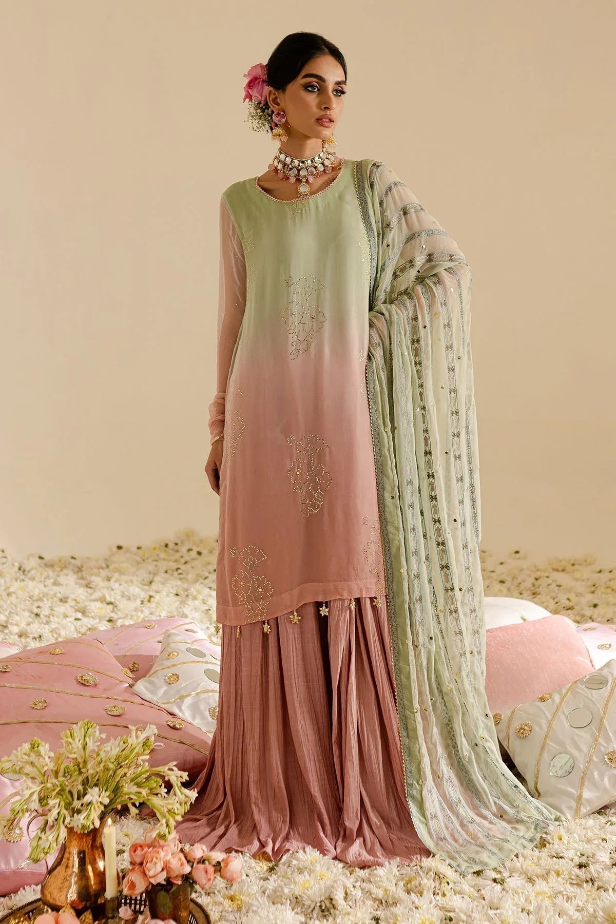 Nureh | Mukeshkari Formals | MK-07 - Aqsa Fabrics