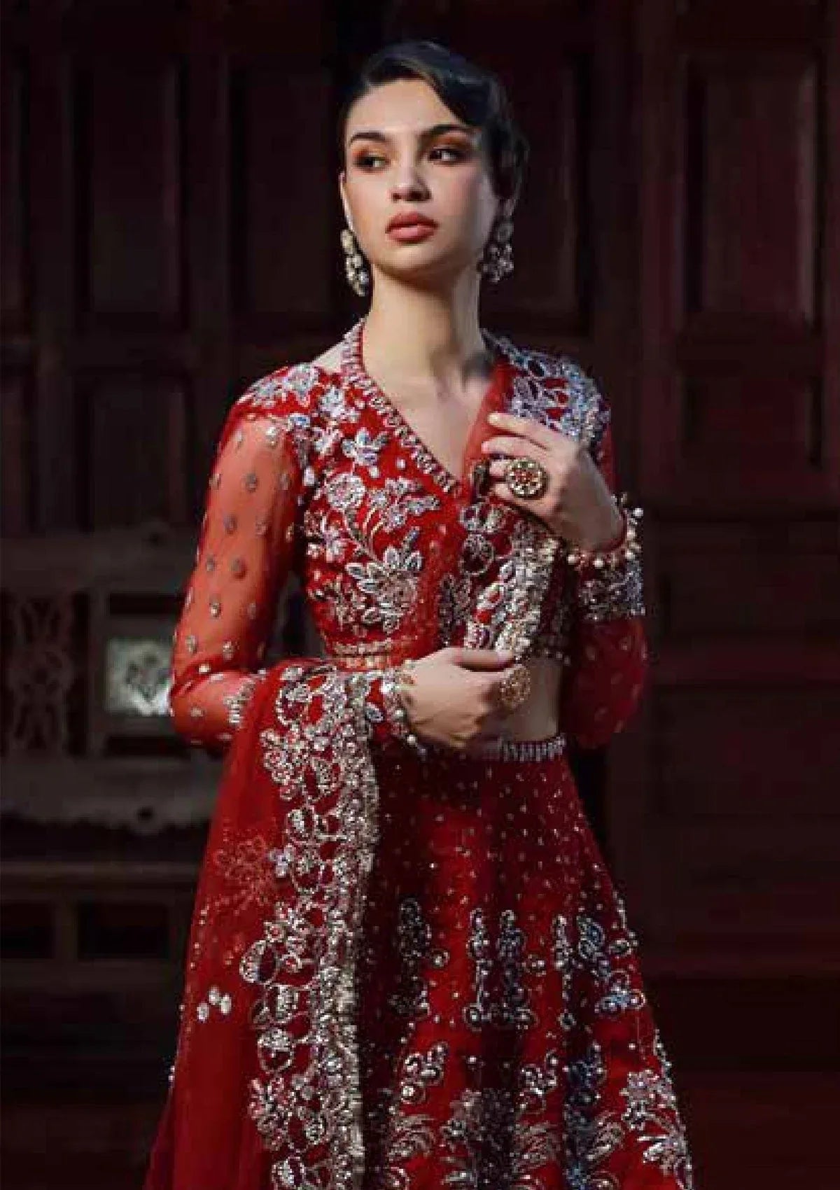 Ezra | Wedding Collection | EW24#08 - Rose - Aqsa Fabrics