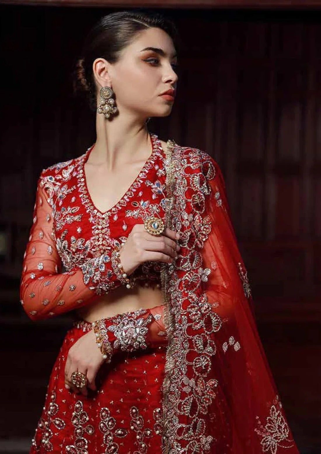Ezra | Wedding Collection | EW24#08 - Rose - Aqsa Fabrics