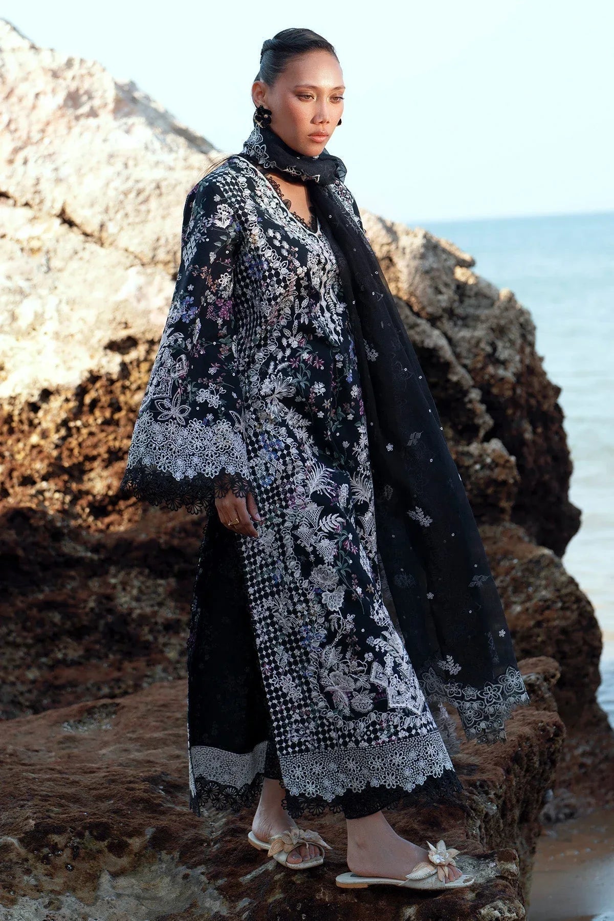 Afrozeh | Summer Together 25 | Saffron Jasper - Aqsa Fabrics