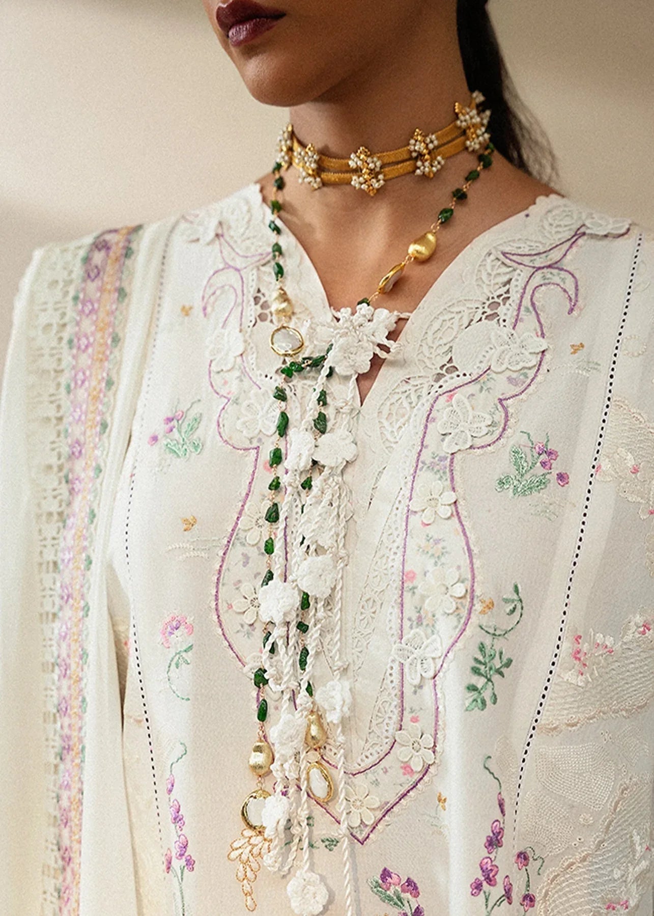 Suffuse | Luxury Lawn 25 | JARA - Aqsa Fabrics