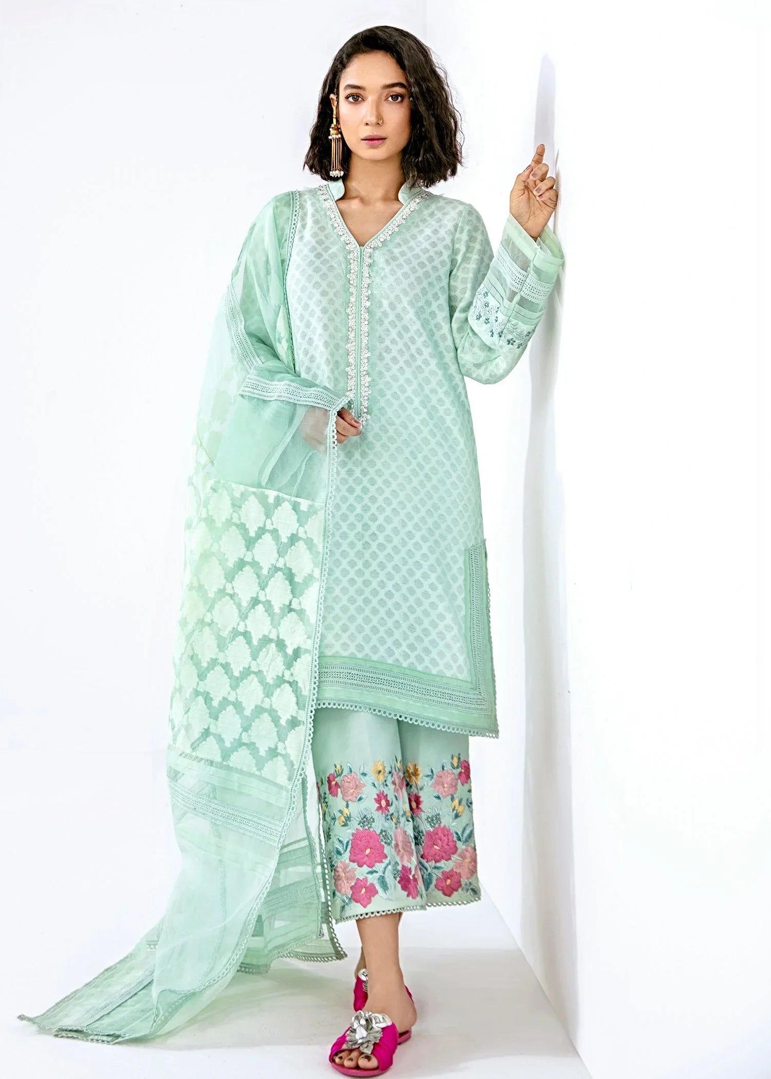 Saira Shakira | Luxury Pret | Garnet - Aqsa Fabrics