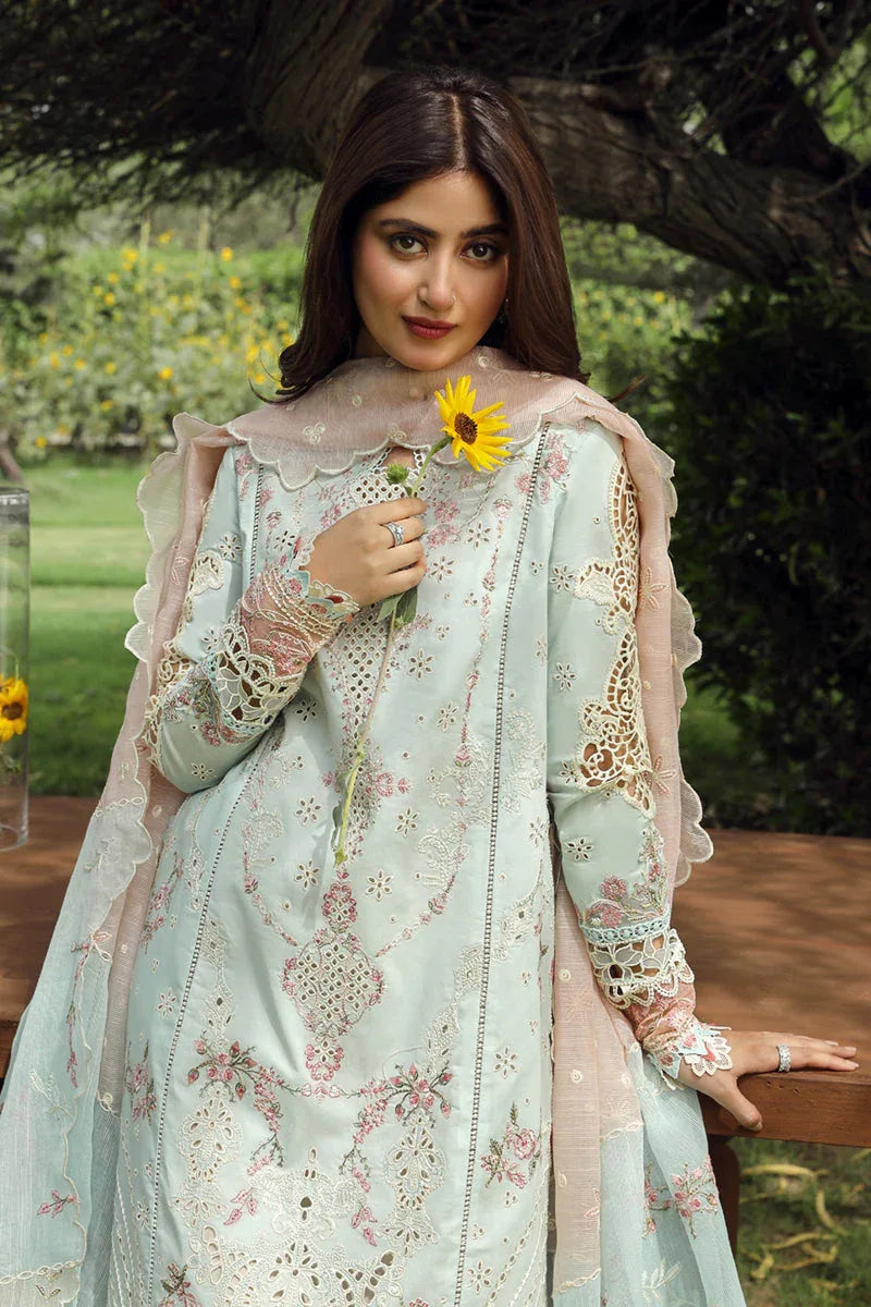 Qalamkar | Festive Lawn 2024 | PS-01 ALIZAY - Aqsa Fabrics