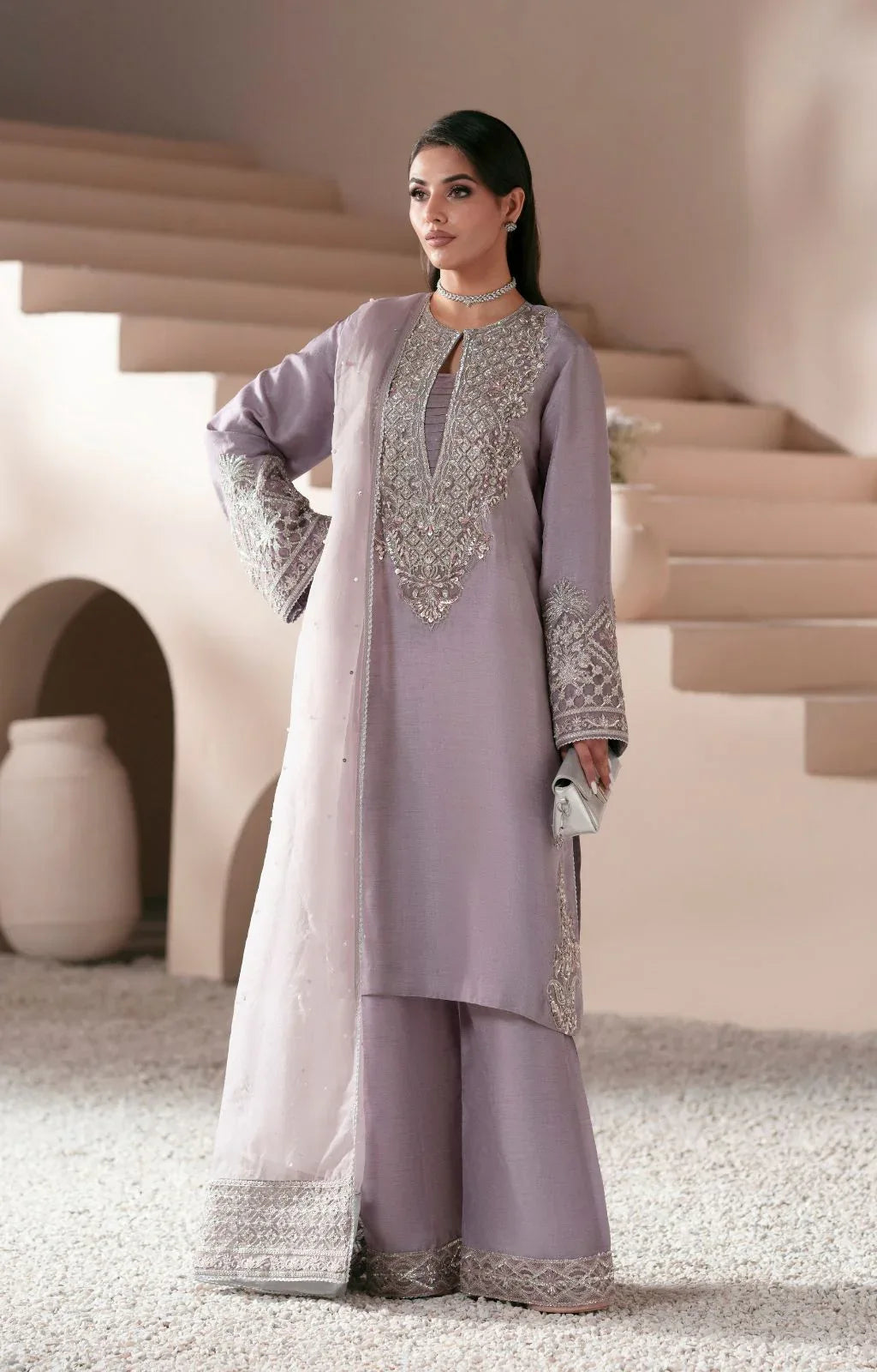 Ajr Couture | Symphony Luxe Festive 25 | Celestia - Aqsa Fabrics