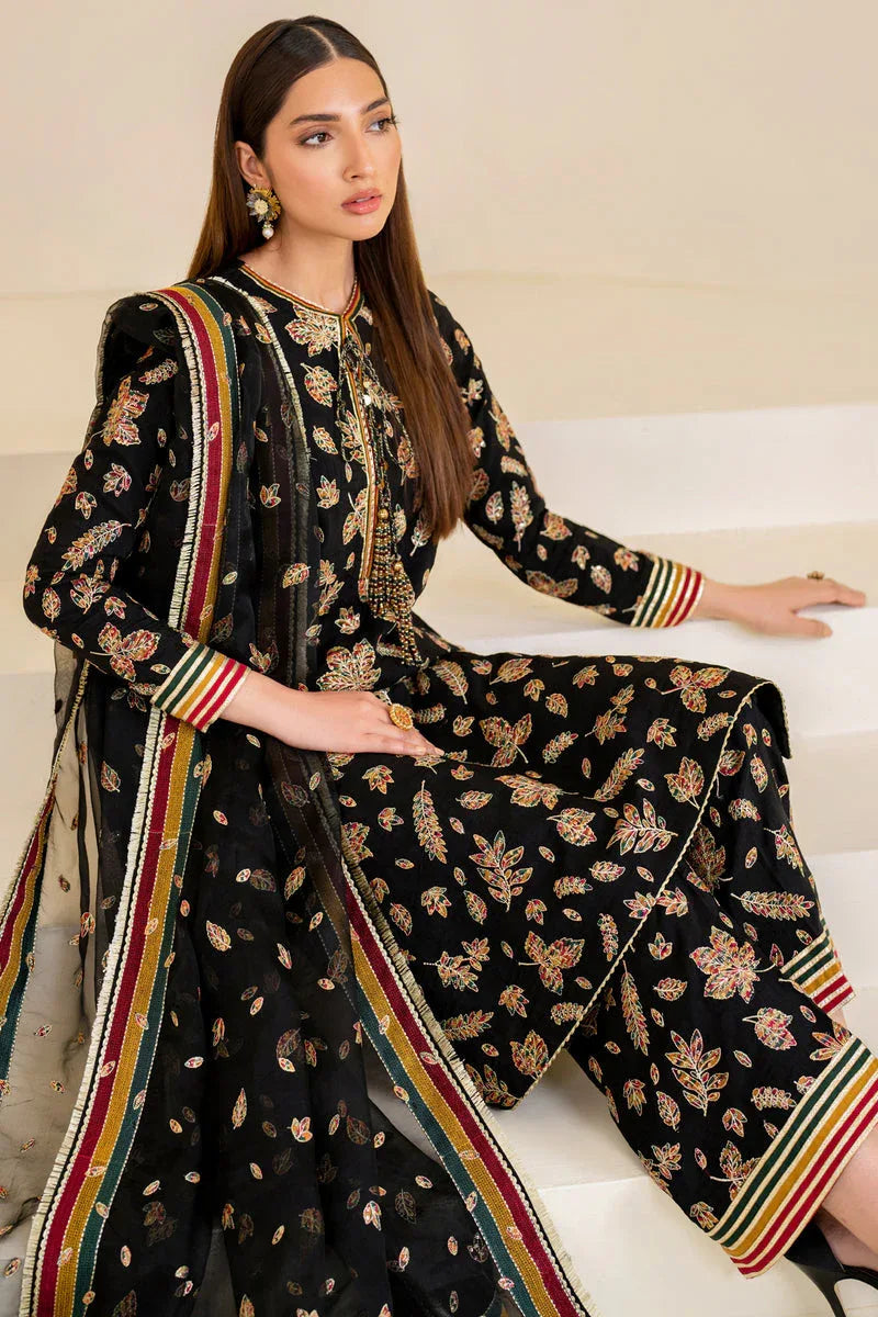 Jazmin | Formals Collection | Raw Silk UR-7023 - Aqsa Fabrics