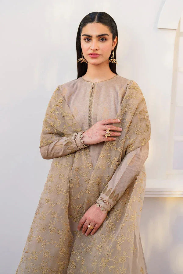 Baroque | Luxury Pret 24 | LAWN UF-642 - Aqsa Fabrics