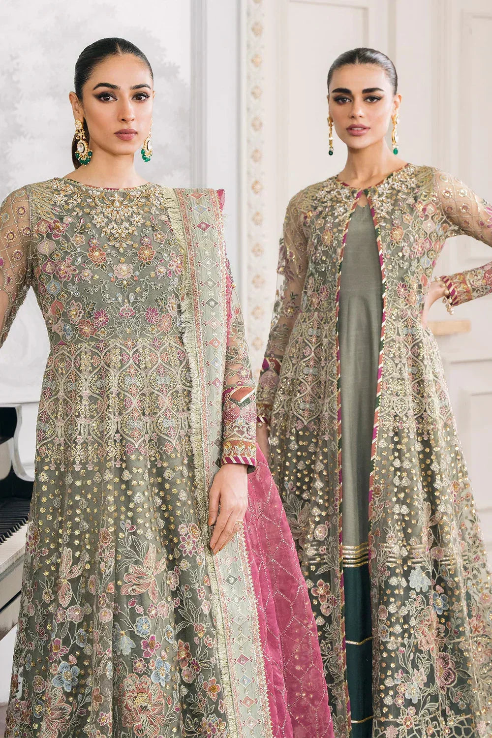 Baroque | Chantelle Embroidered Collection 2024 | CH12-02 - Aqsa Fabrics