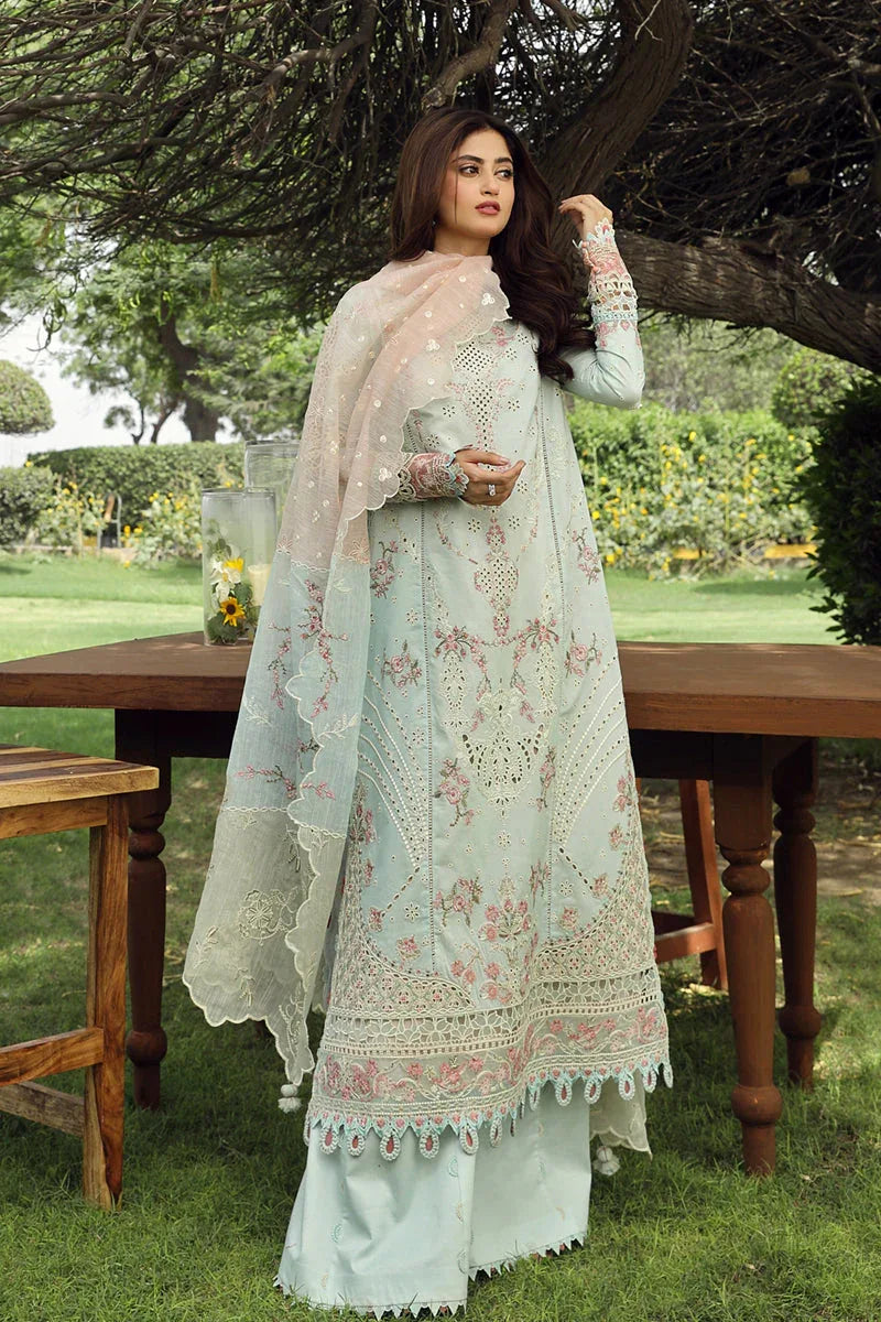 Qalamkar | Festive Lawn 2024 | PS-01 ALIZAY - Aqsa Fabrics