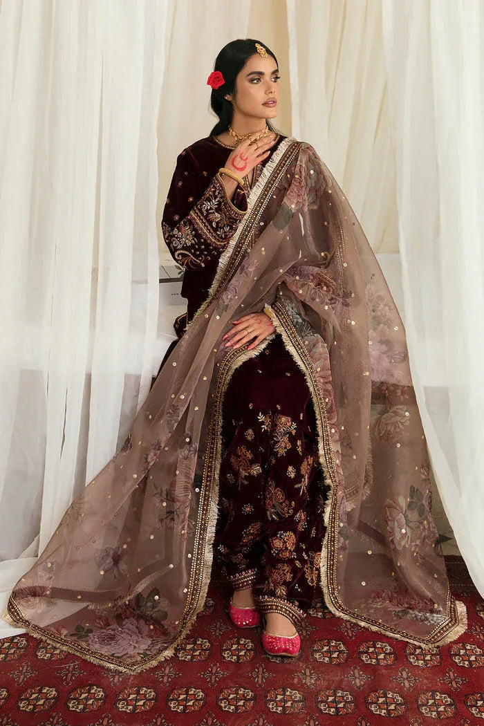 Baroque | Velvet 25 | UF-250 - Aqsa Fabrics
