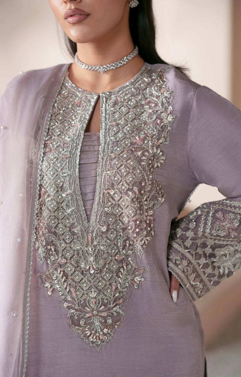 Ajr Couture | Symphony Luxe Festive 25 | Celestia - Aqsa Fabrics