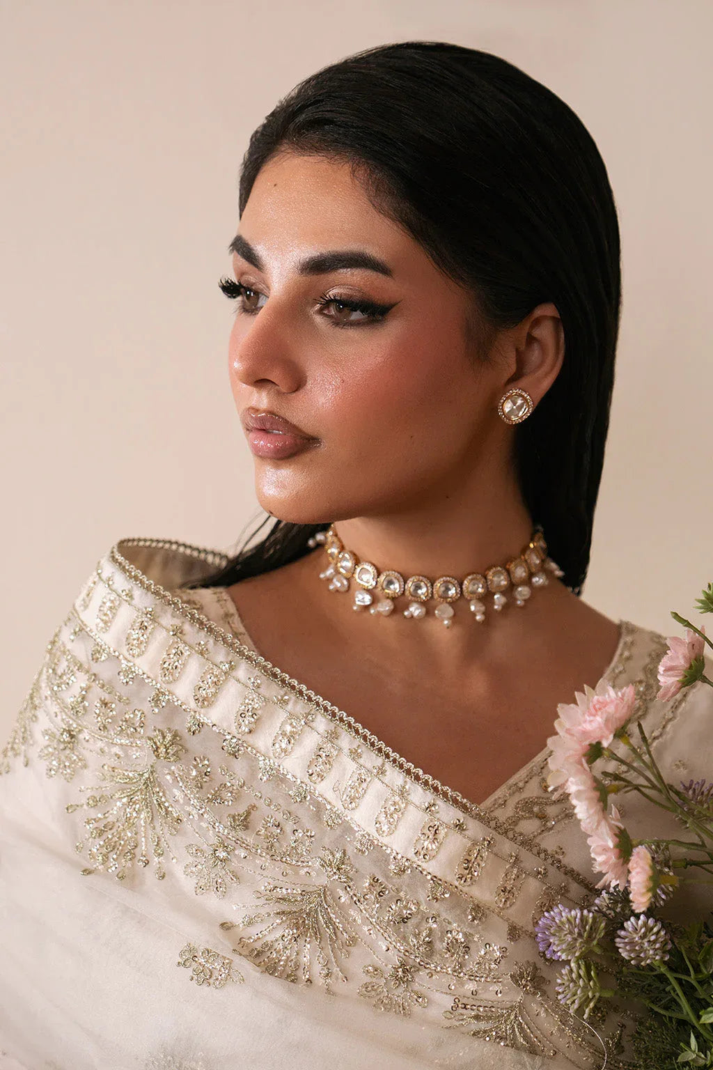 Neeshay | Luxe Pret | Ivoria - Aqsa Fabrics