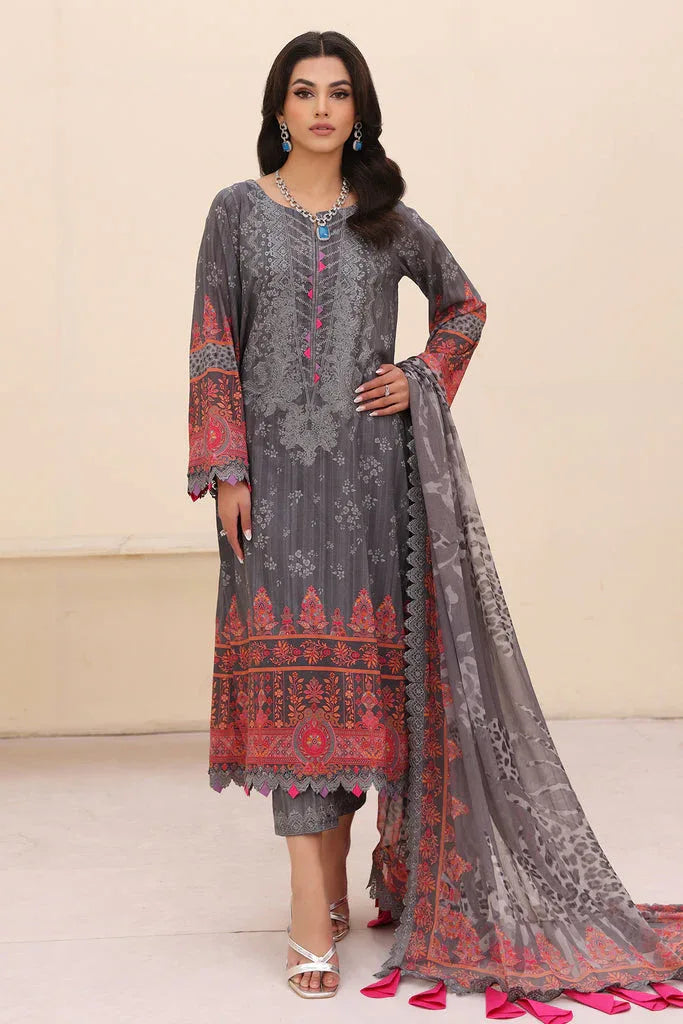 Charizma | Naranji Embroidered Lawn 24 | CN4-006 - Aqsa Fabrics