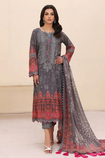 Charizma | Naranji Embroidered Lawn 24 | CN4-006 - Aqsa Fabrics