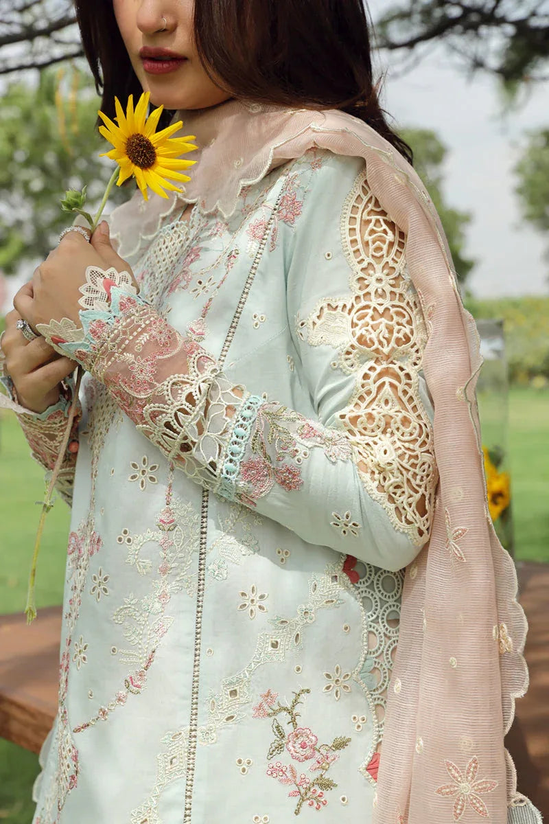Qalamkar | Festive Lawn 2024 | PS-01 ALIZAY - Aqsa Fabrics