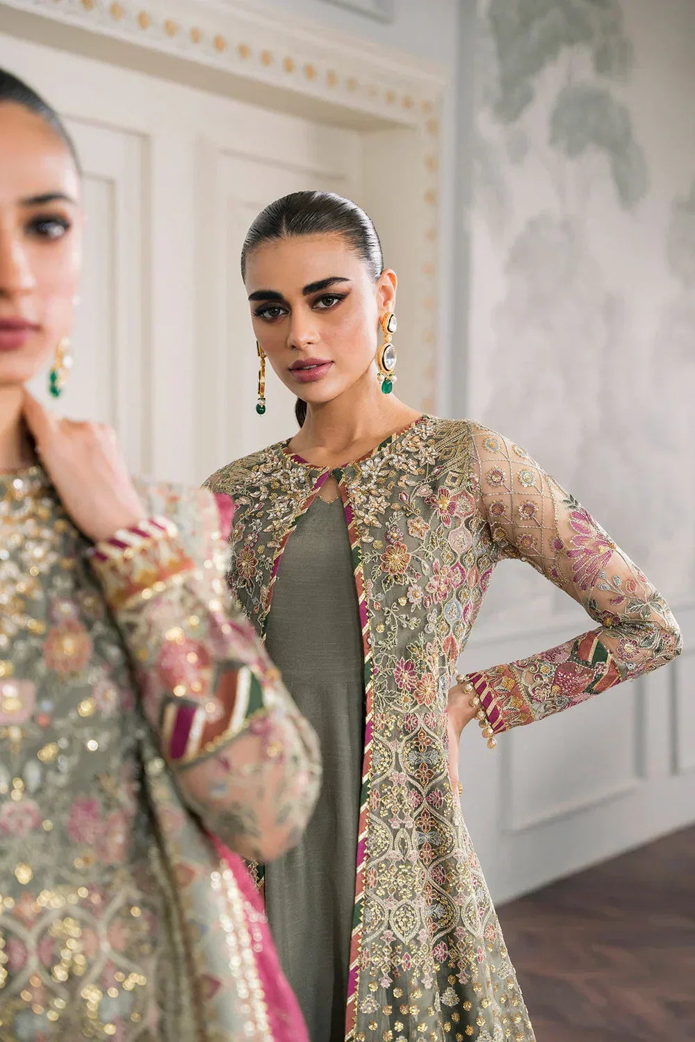 Baroque | Chantelle Embroidered Collection 2024 | CH12-02 - Aqsa Fabrics