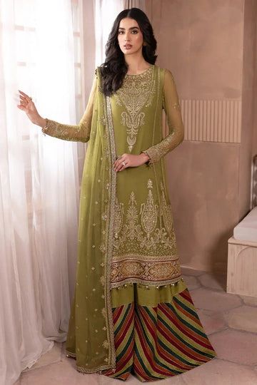 Jazmin | Formals Collection | CHIFFON UC-3041 - Aqsa Fabrics