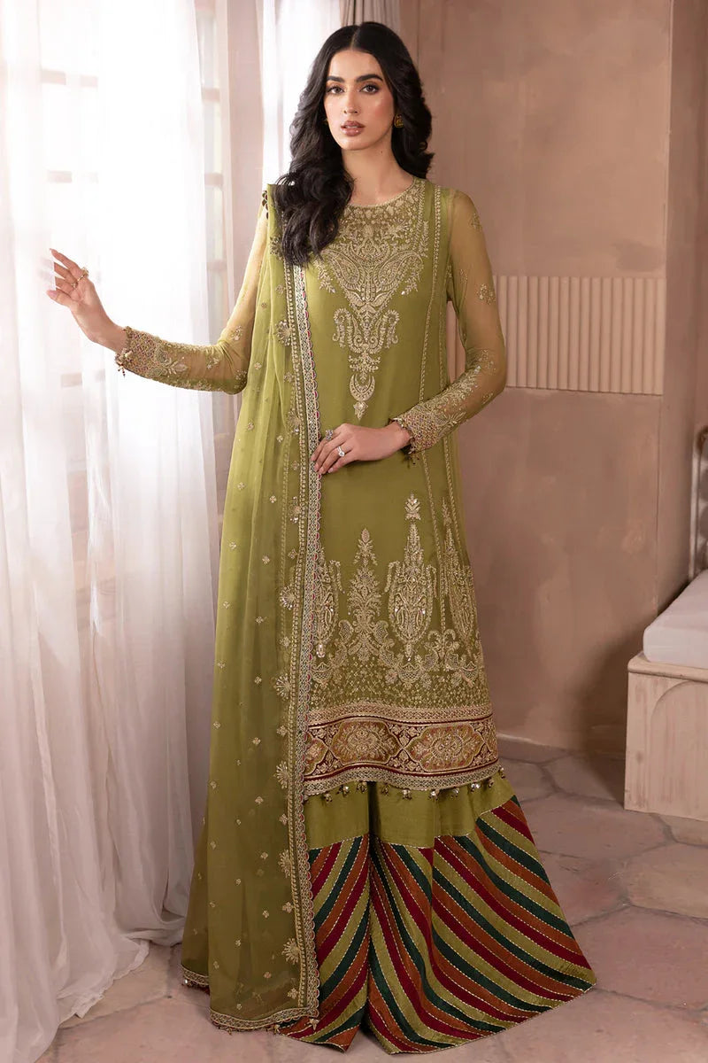 Jazmin | Formals Collection | CHIFFON UC-3041 - Aqsa Fabrics