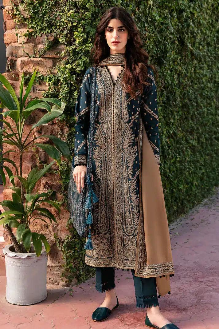 Jazmin | Dastaan Luxury Winter 23 | D2 - Aqsa Fabrics