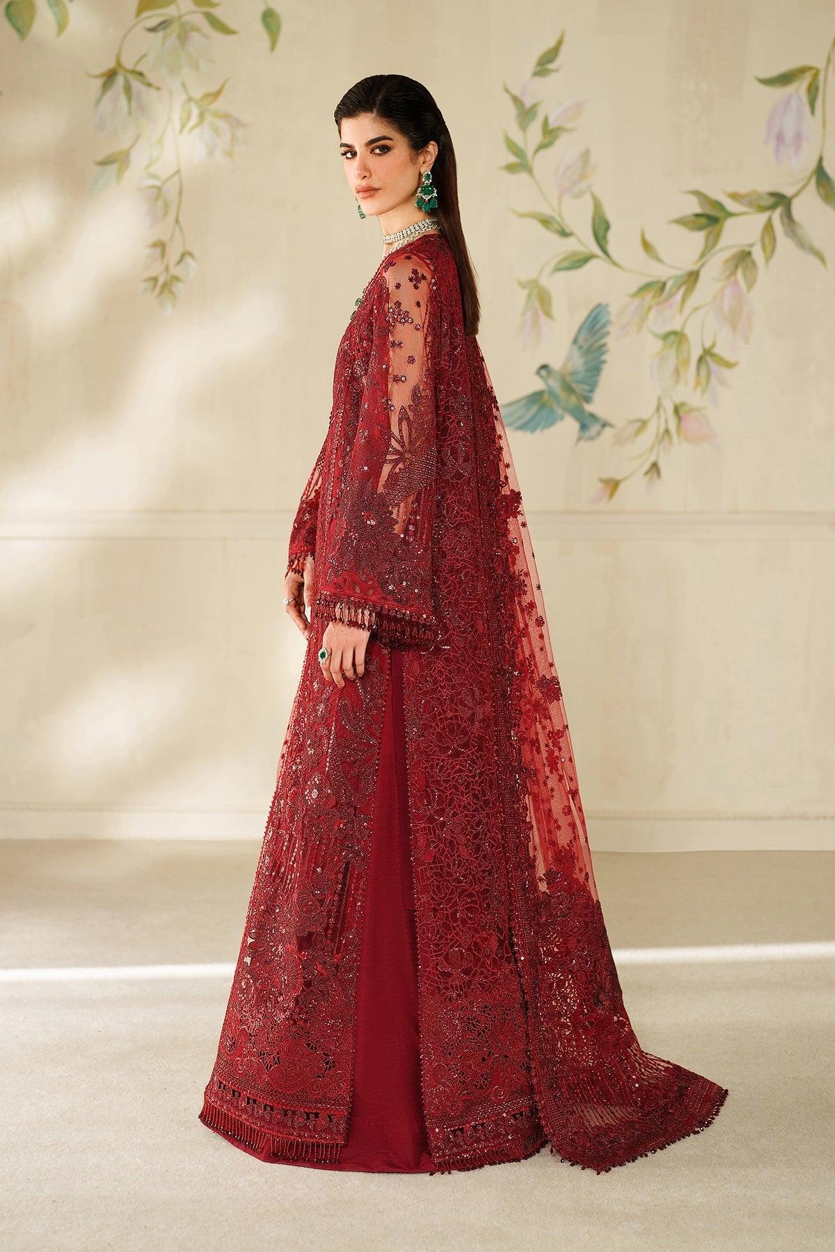 EMBROIDERED NET CH14-01 STITCHED