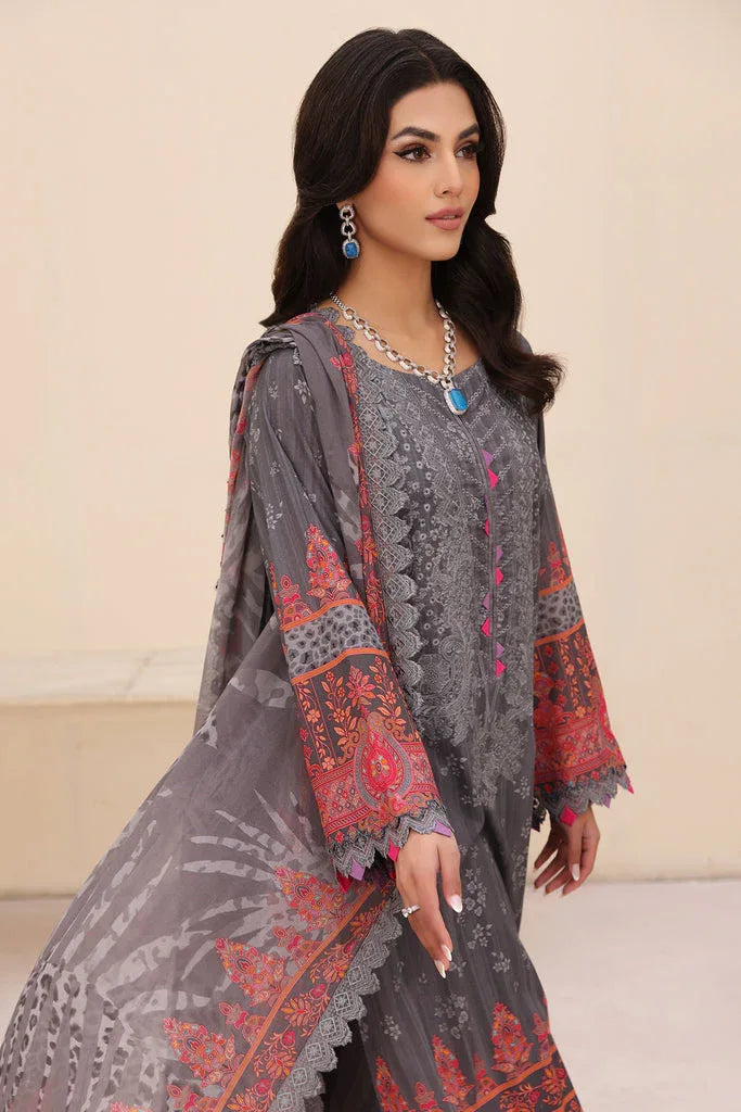 Charizma | Naranji Embroidered Lawn 24 | CN4-006 - Aqsa Fabrics