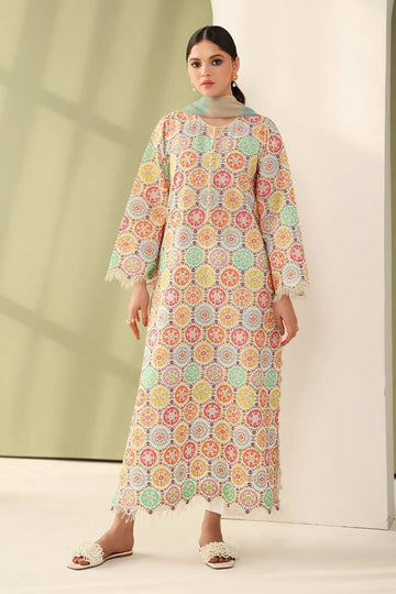 Baroque | Eid Printique | EMBROIDERED PRINTED LAWN UF-4178 - Aqsa Fabrics
