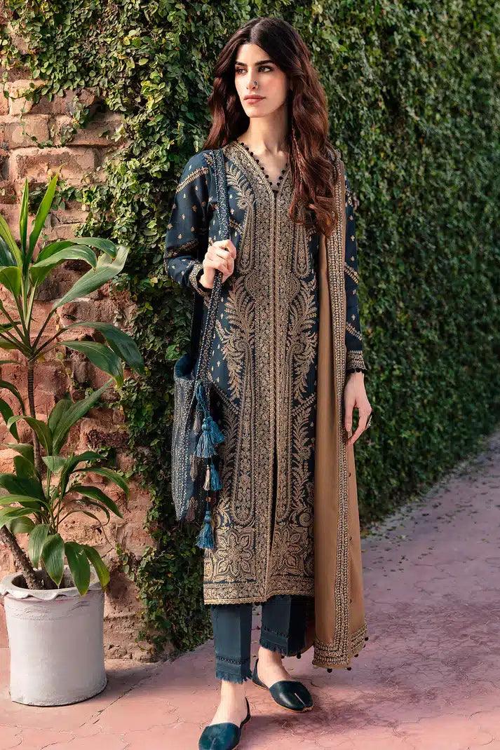 Jazmin | Dastaan Luxury Winter 23 | D2 - Aqsa Fabrics