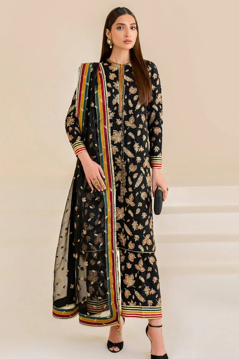 Jazmin | Formals Collection | Raw Silk UR-7023 - Aqsa Fabrics